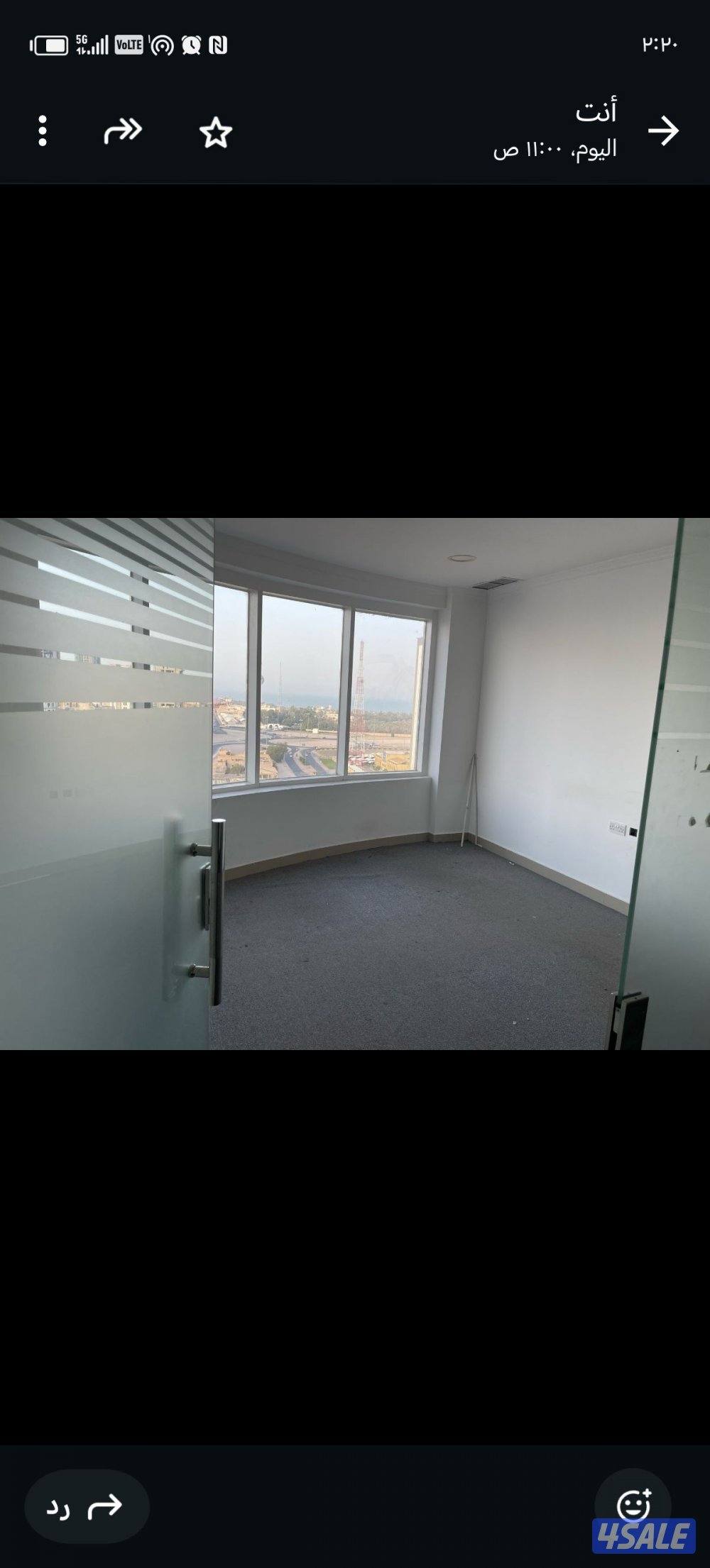 مكاتب للإيجار شرق اطلاله بحرية وعلي الدائري الاول وشارع أحمد جابر5