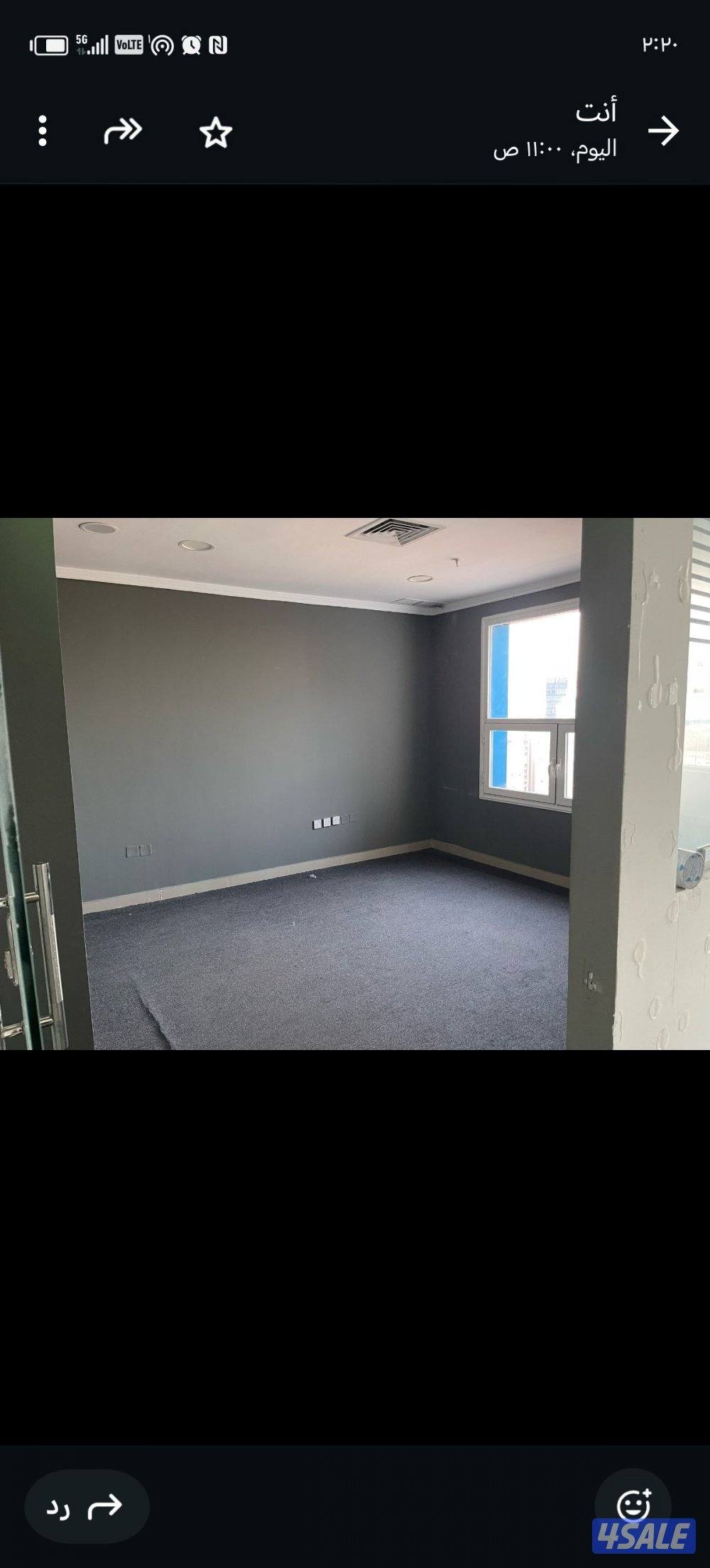 مكاتب للإيجار شرق اطلاله بحرية وعلي الدائري الاول وشارع أحمد جابر9