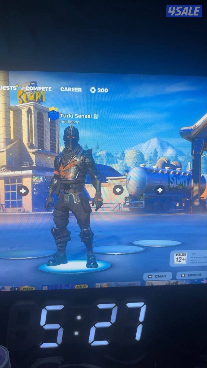 حساب فورت نايت للبيع فيه شيطون وأكثر من 200 سكن تبي تفاصيل دش واتساب0