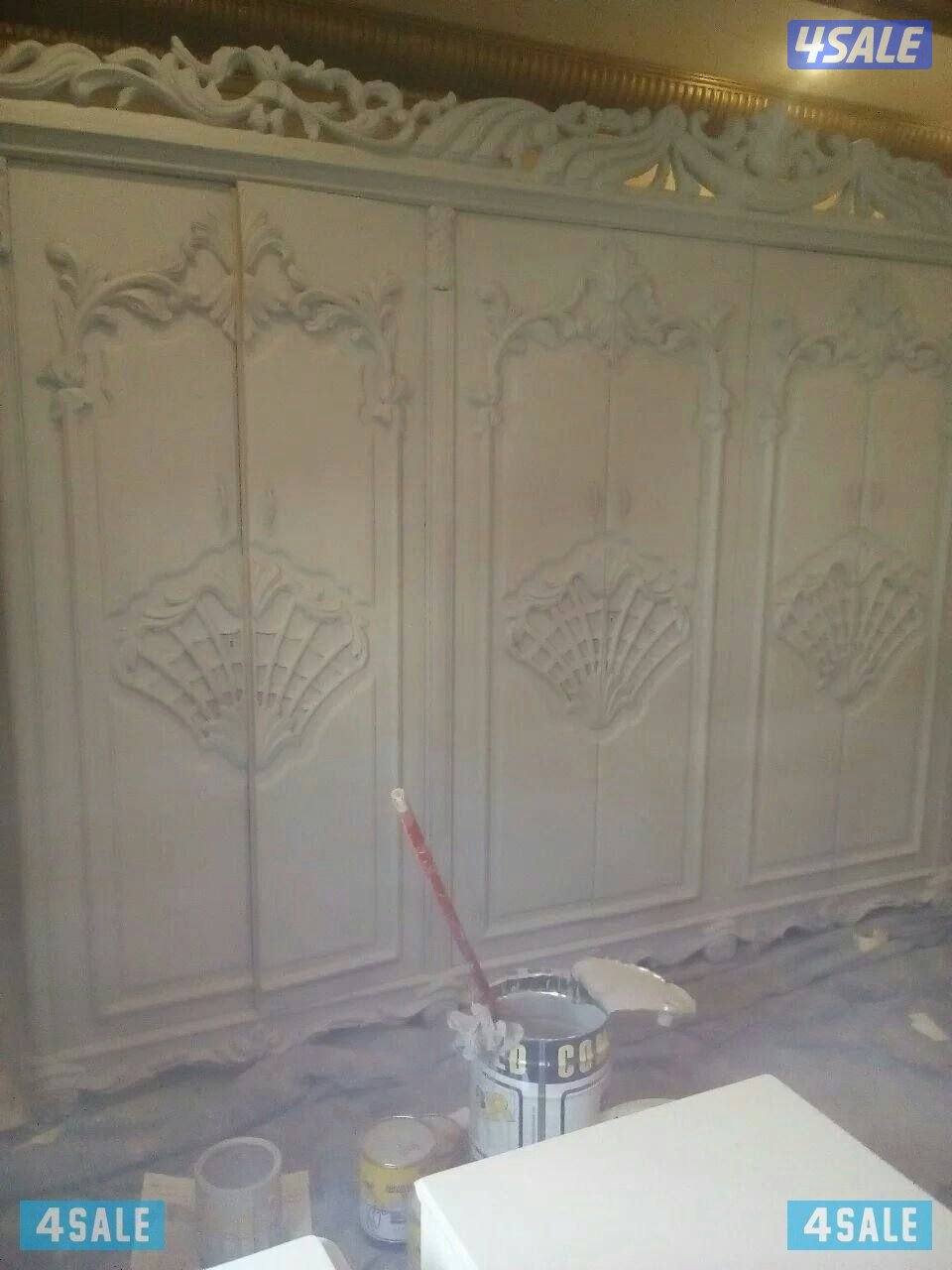 پاکستانی نجار صباغ باب ریسی کبتات فق وتركيب صیانہ غير لون معلم خالد0