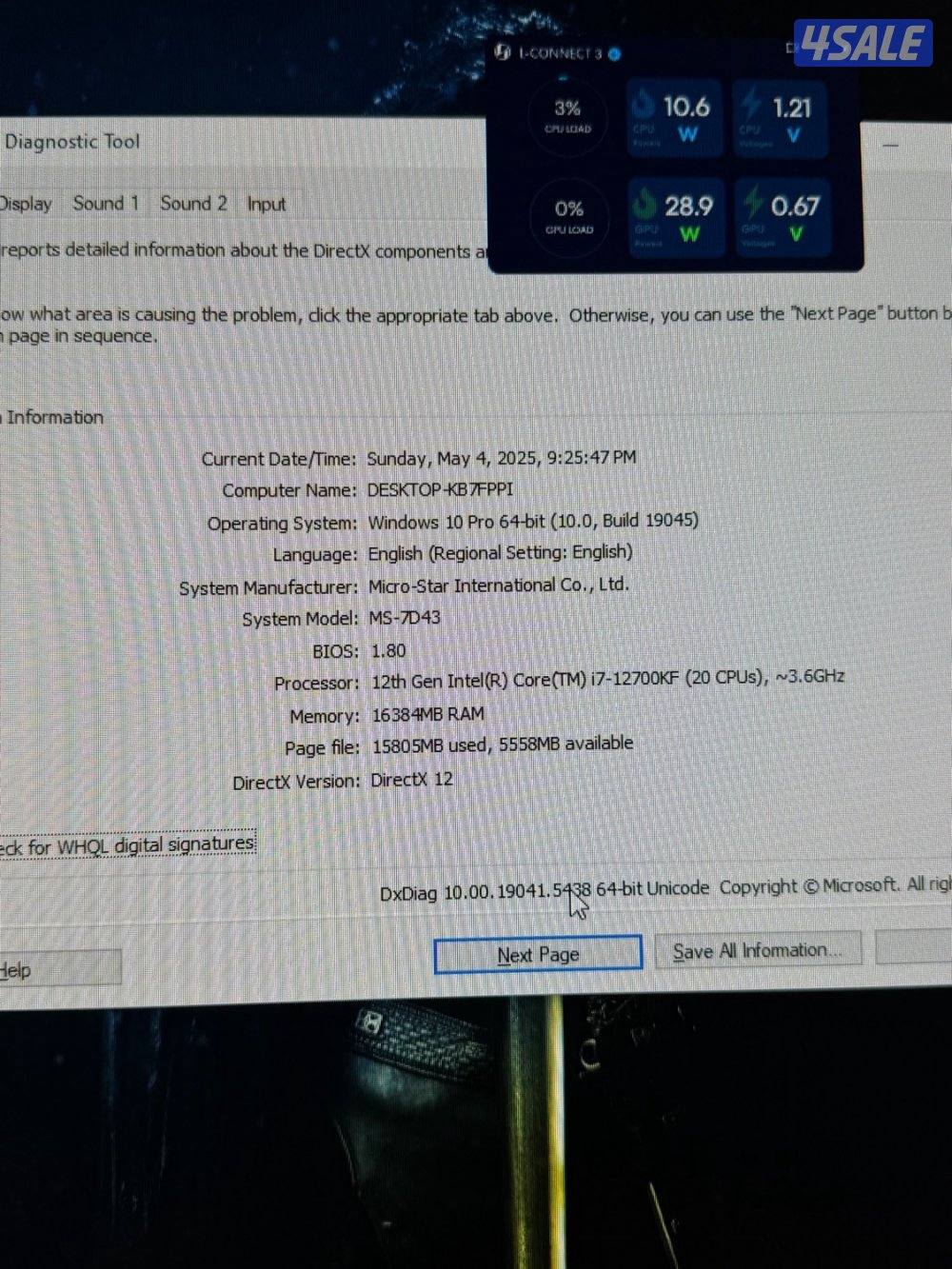 Pc gaming 3070 aorus master4