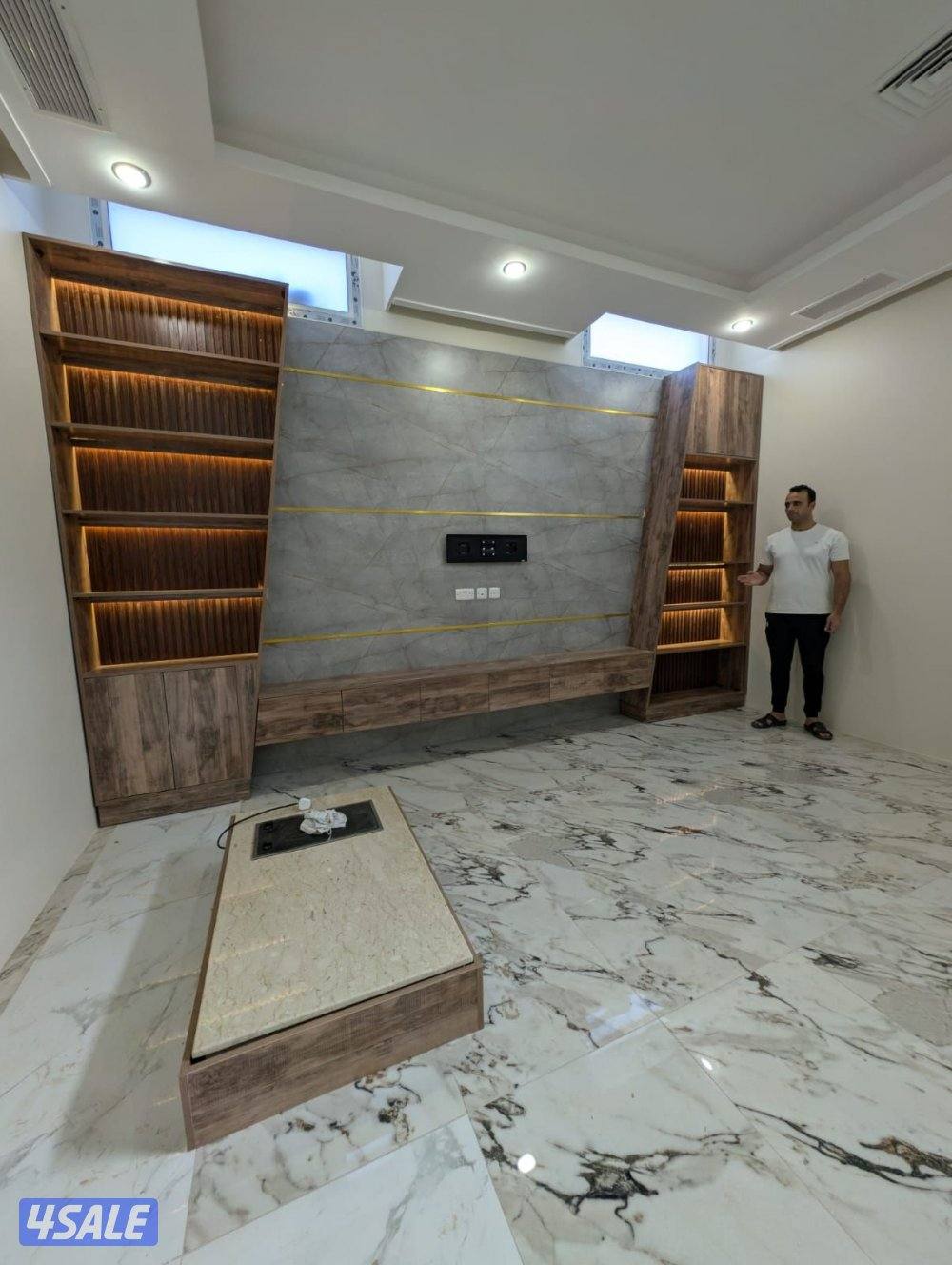 لاعمال الاصباغ والديكورات ورق جدران وبديل الشبرد وبديل الخشب والرخام11