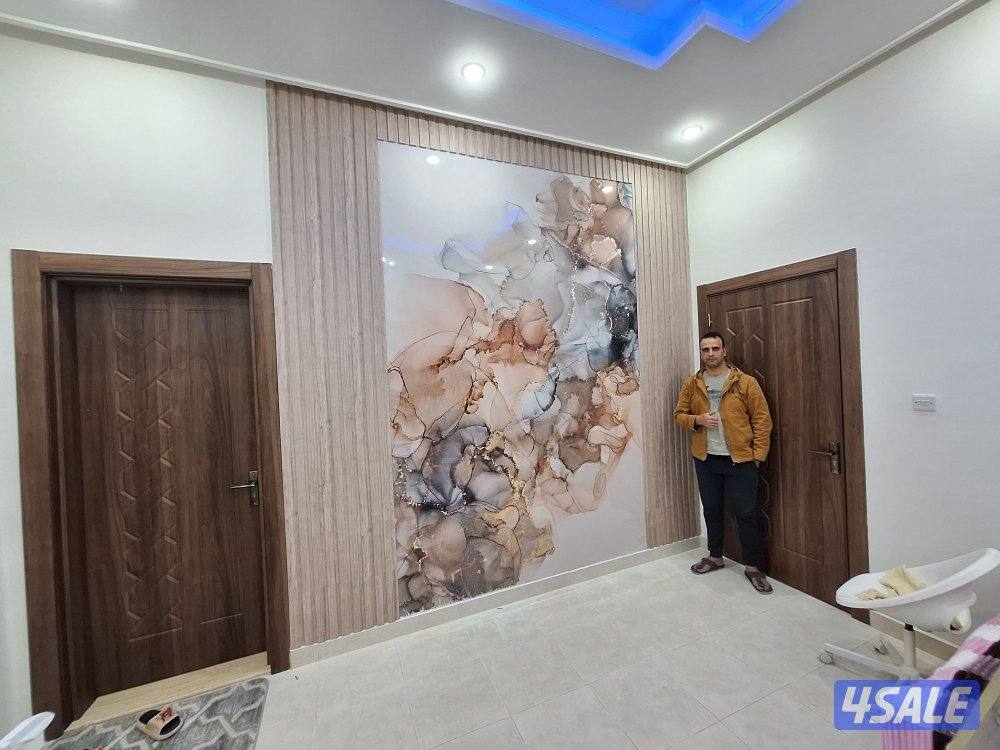 لاعمال الاصباغ والديكورات ورق جدران وبديل الشبرد وبديل الخشب والرخام14