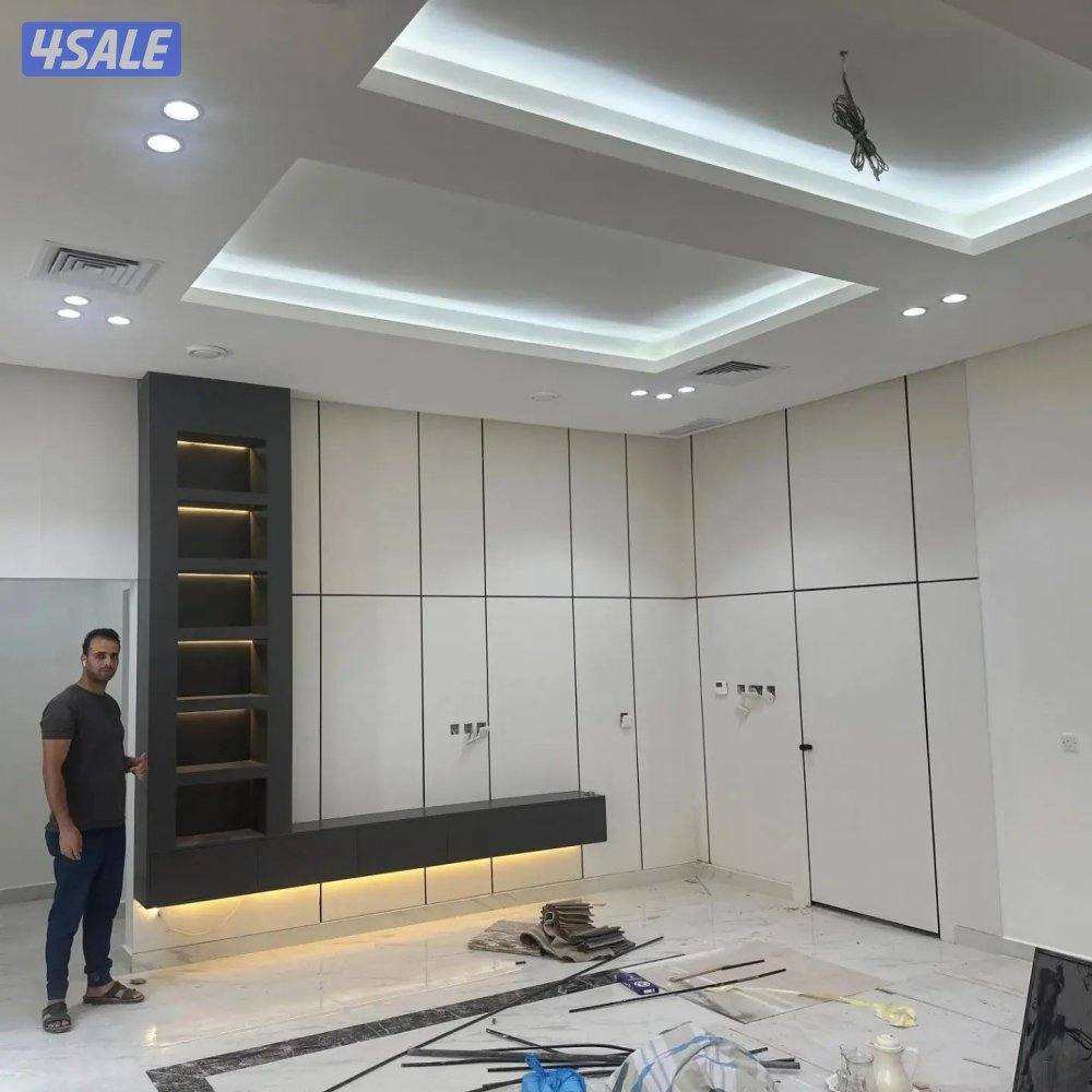 لاعمال الاصباغ والديكورات ورق جدران وبديل الشبرد وبديل الخشب والرخام15