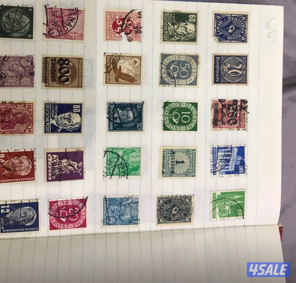 عندي جميع الطوابع القديمه اصليين للبيع جميع الدول العالم0