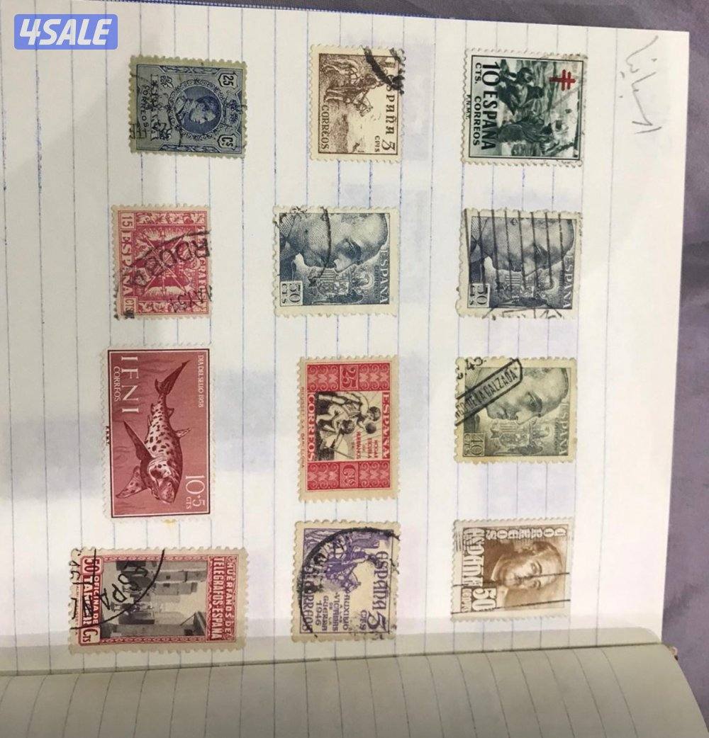 عندي جميع الطوابع القديمه اصليين للبيع جميع الدول العالم2