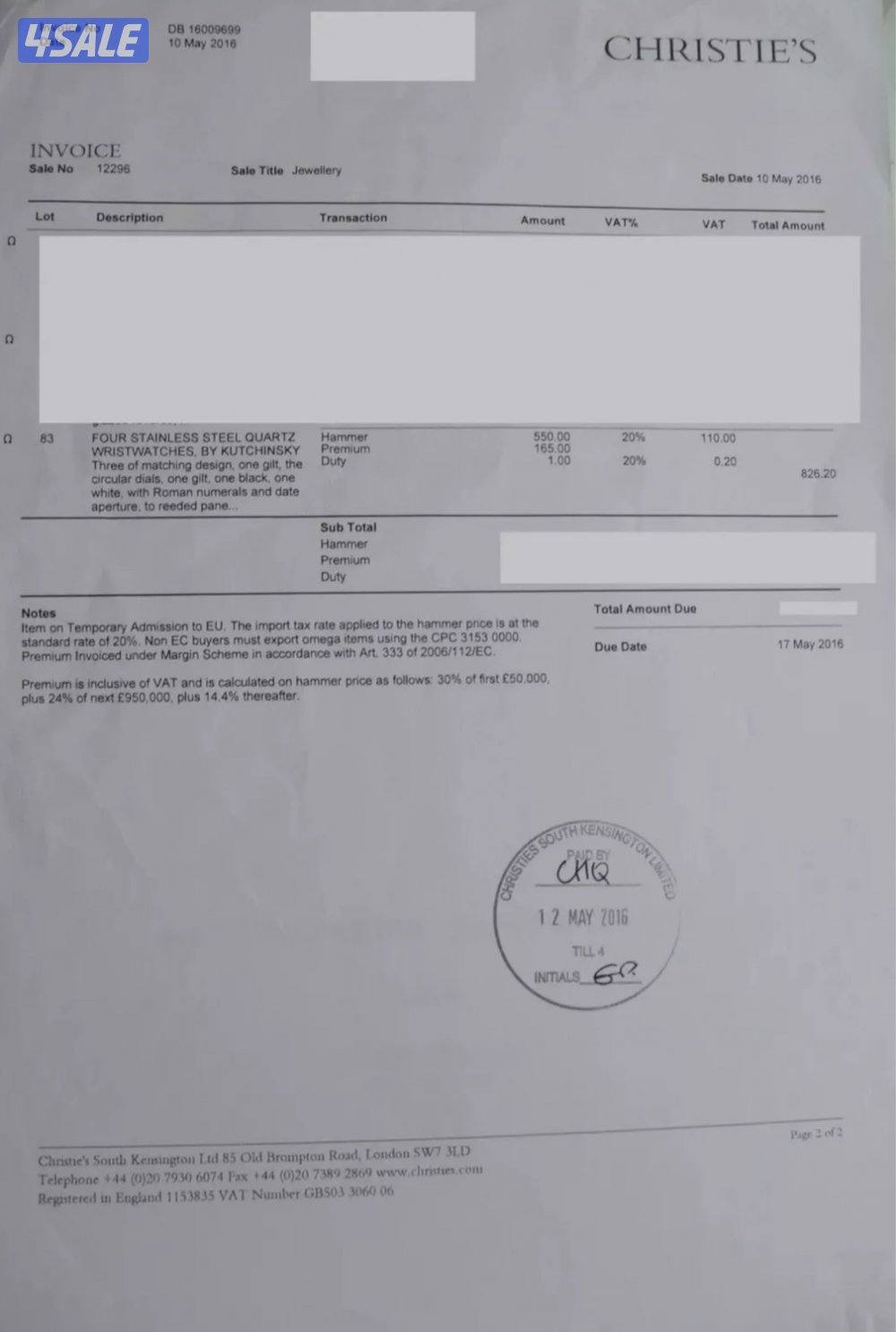 Rare vintage Kutchinsky Jewellers Ladys Watch3