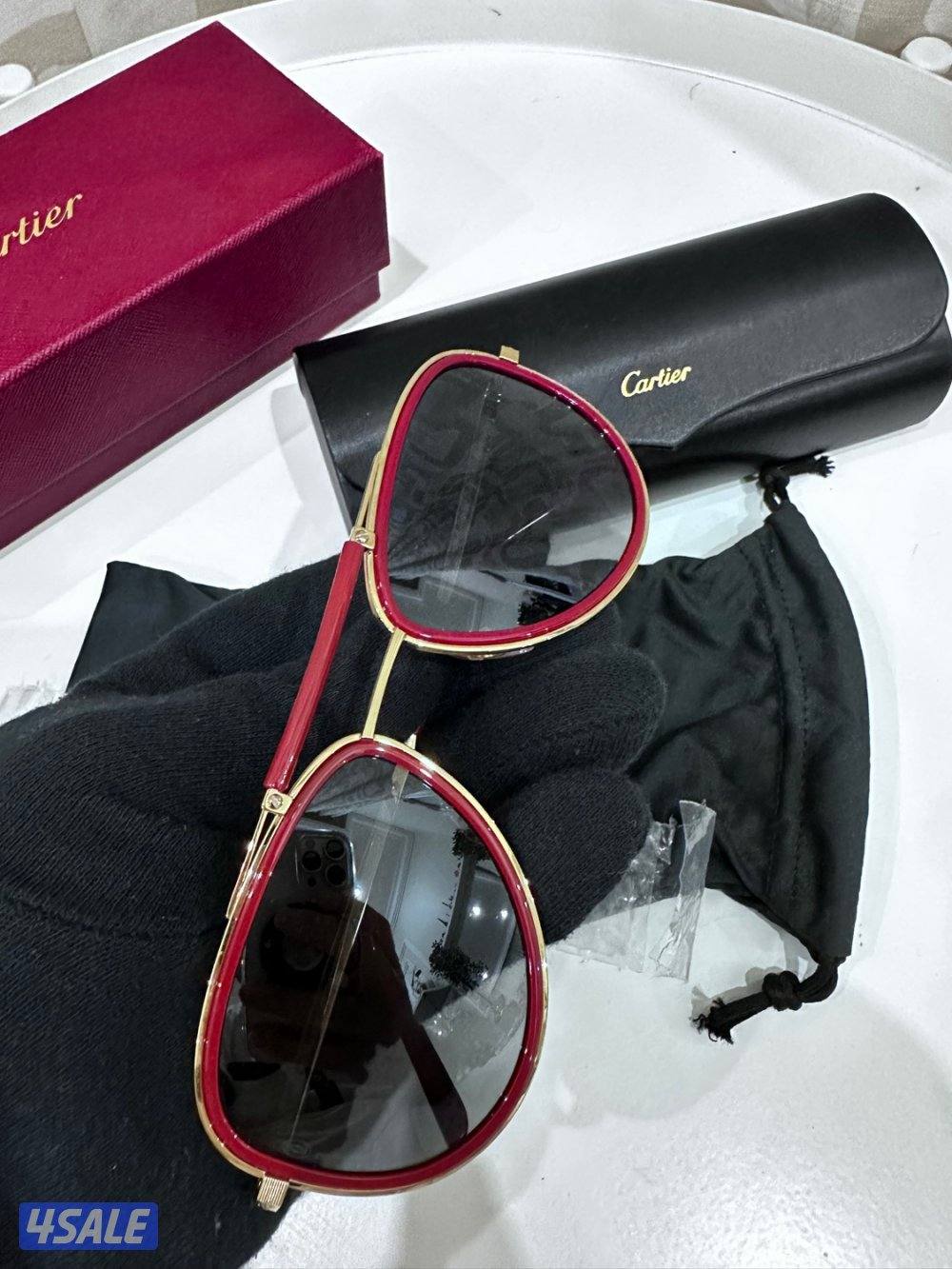 للبيع نظارة شمسية كارتير نادره جدا ولون نادر مخزنه3