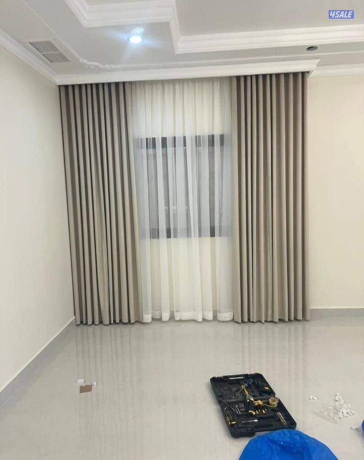 تركيب وتفصيل ستاير وشيفون ورول وعازل5