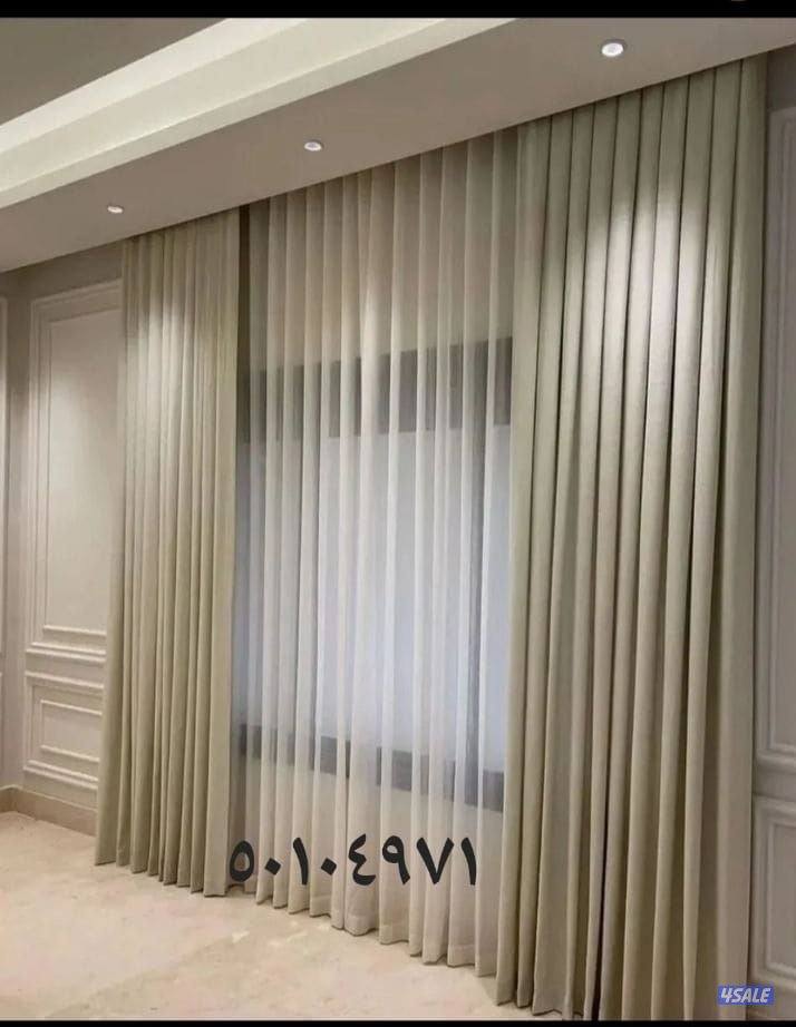 تركيب وتفصيل ستاير وشيفون ورول وعازل9