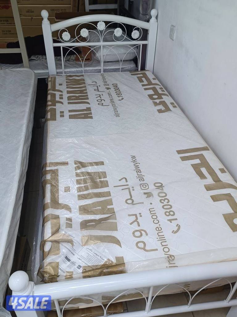 سرير حديد سراير طبية مراتب ومفروشات كبتات حديد وخشب توصيل مجاني جميع م9