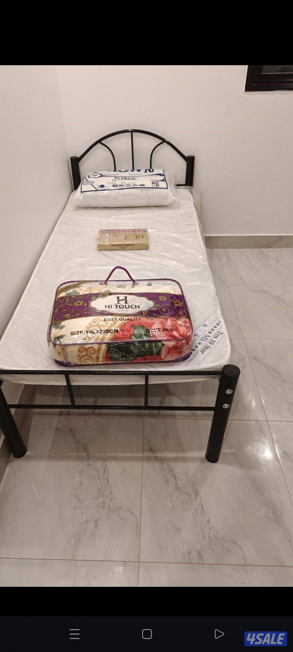 سرير حديد سراير طبية مراتب ومفروشات كبتات حديد وخشب توصيل مجاني جميع م2