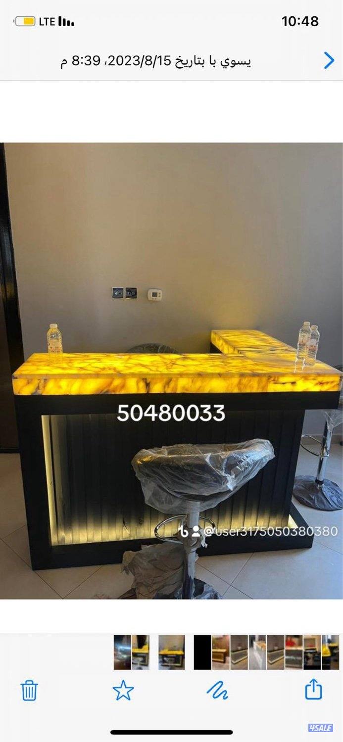 ديكورات اصباغ رخام مضيء8