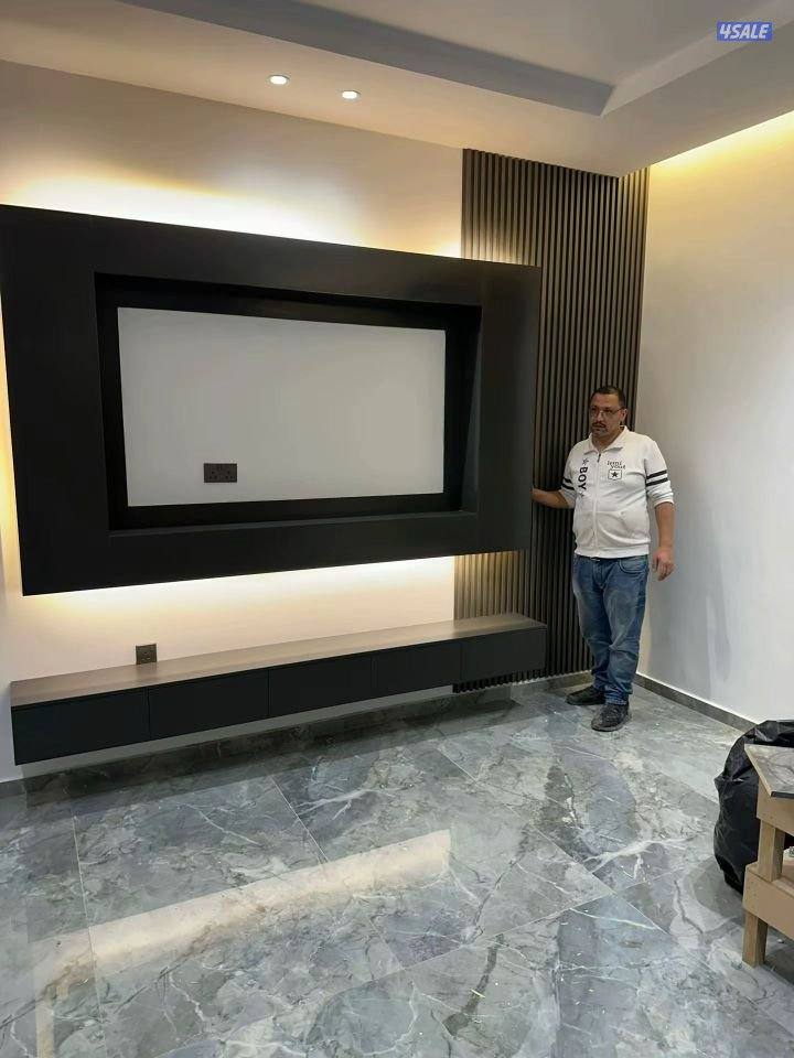 ابو نورا لجميع انواع الديكورات الخشبية وورق الجدران وبديل الحجر وبديل4