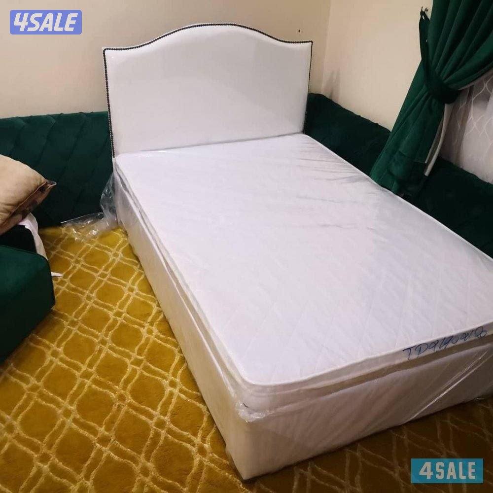 منجره سراير خشب خام مخمل يوجد جاهز وتفصال جديد الان3