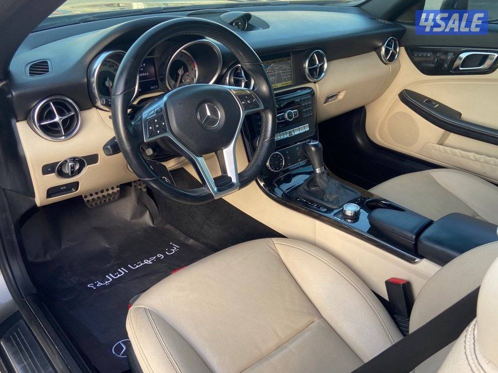 مرسيدس SLK350 موديل 2012 _٦ سلندر عداد 108 الف كم فقط4