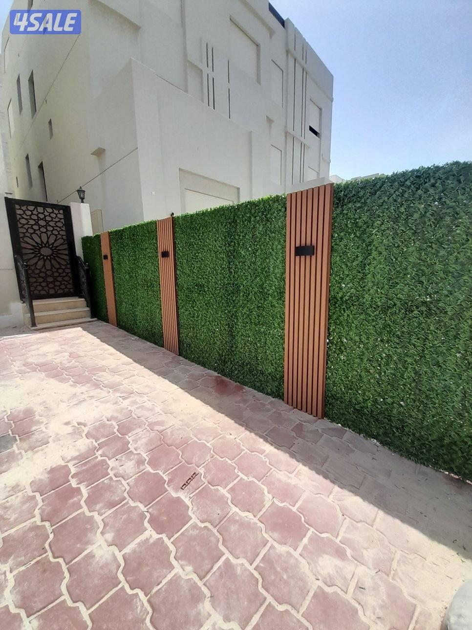 تركيب السياج التركي الأصلي وتركيب الثيل الصناعي وتركيب الدزينات بديل ا4