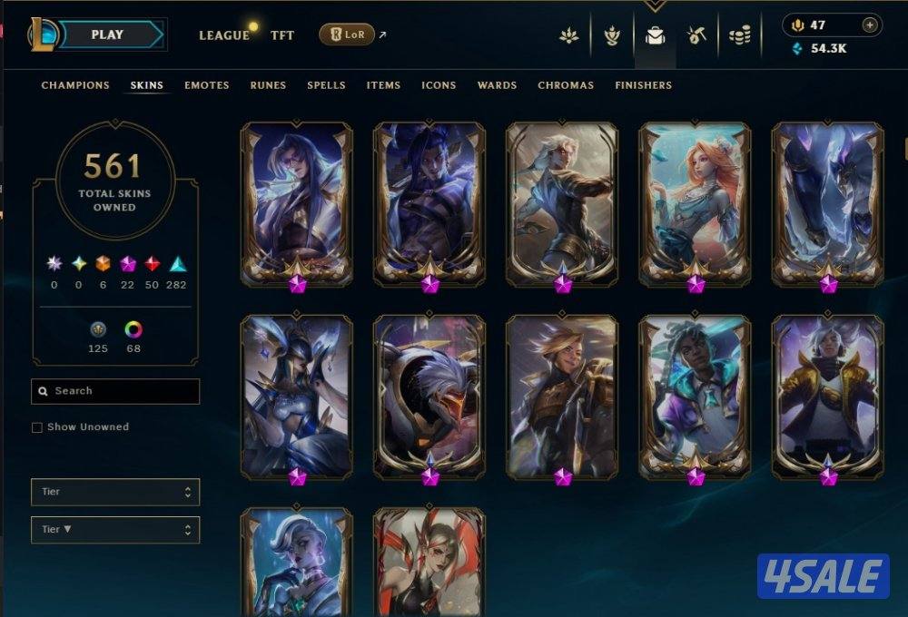 حساب ليق اوف ليجيند league of legends3