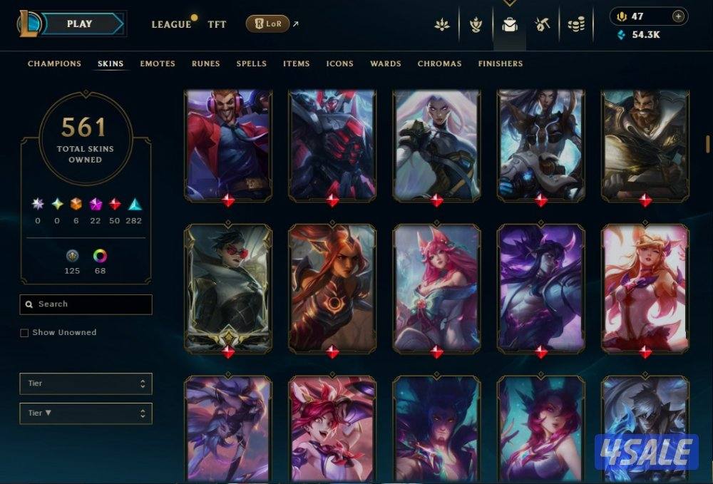 حساب ليق اوف ليجيند league of legends6