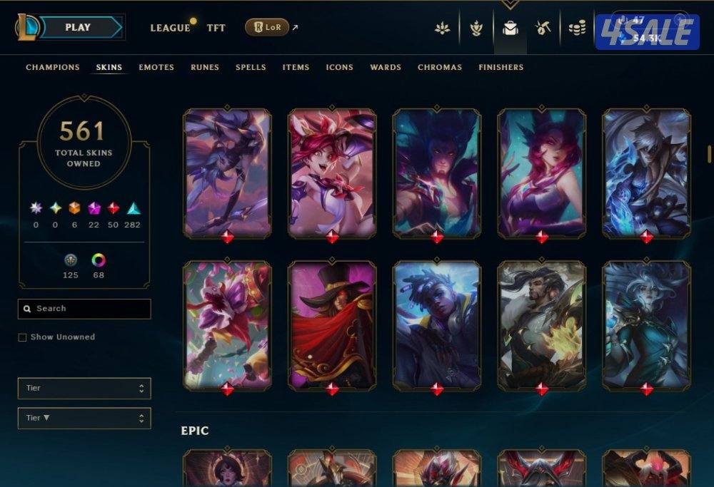 حساب ليق اوف ليجيند league of legends7