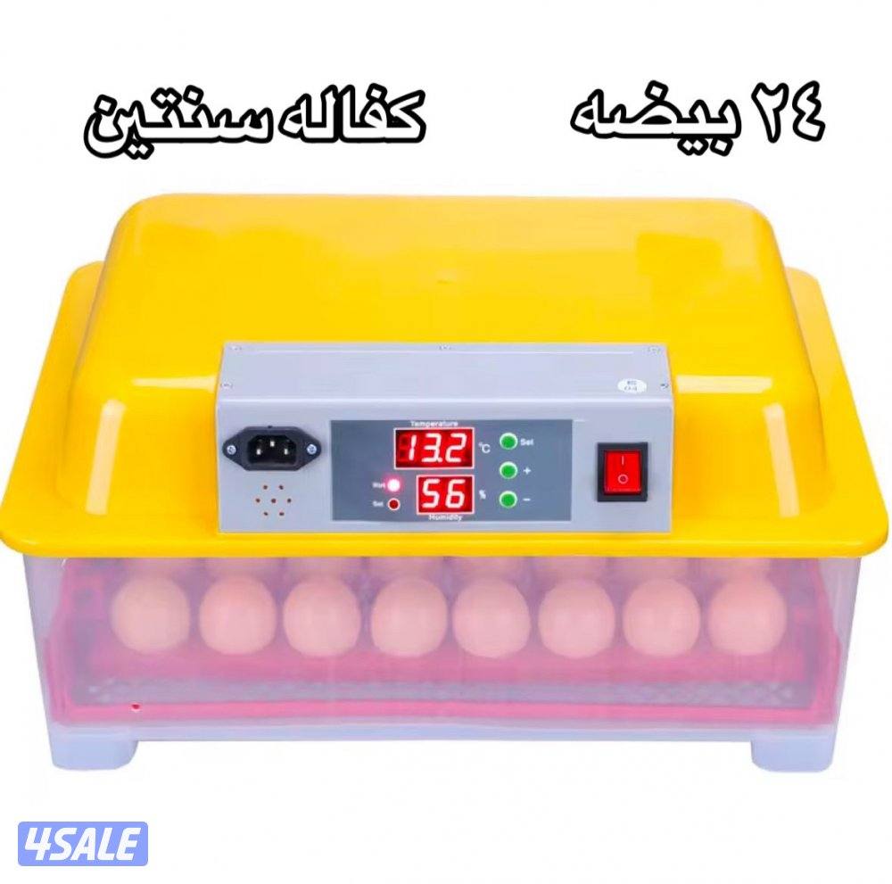 فقاسه 24 بيضه و 56 و 112 و 320 كفاله سنتين0