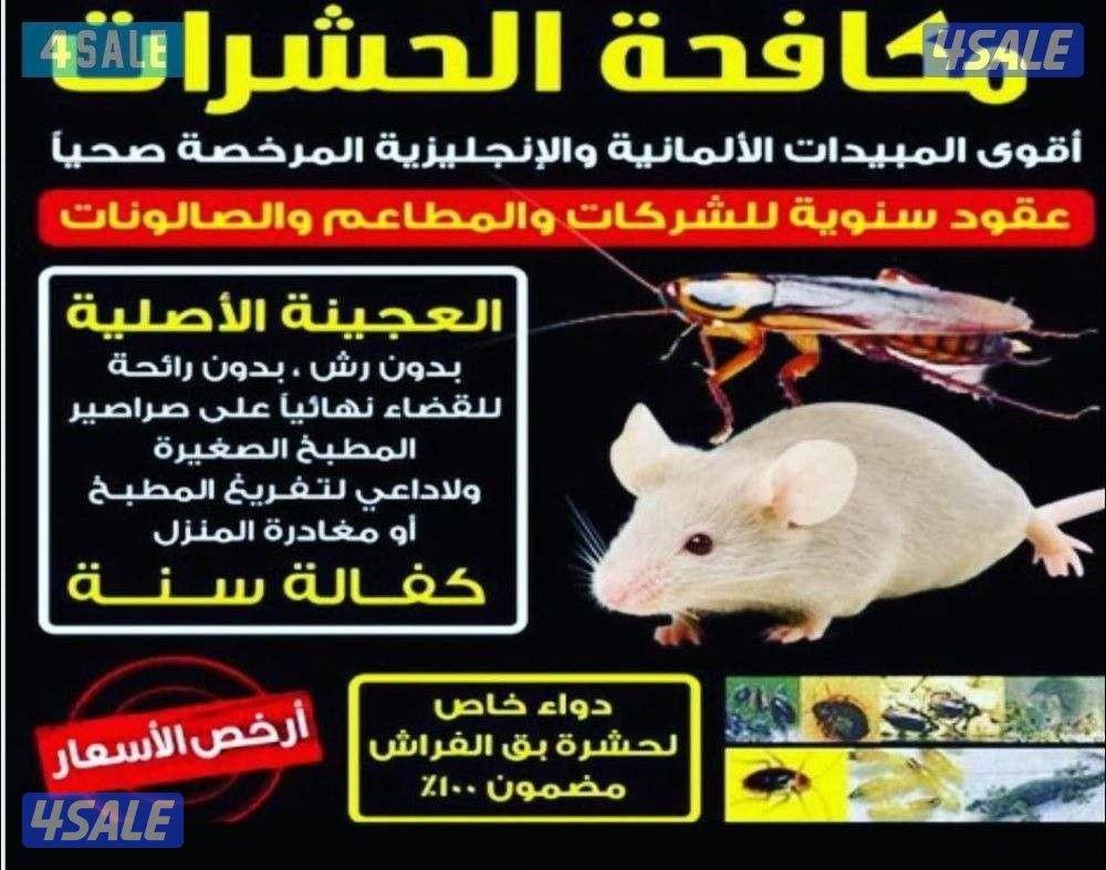 مكافحه حشرت والقورض خدمه 24ساعه0