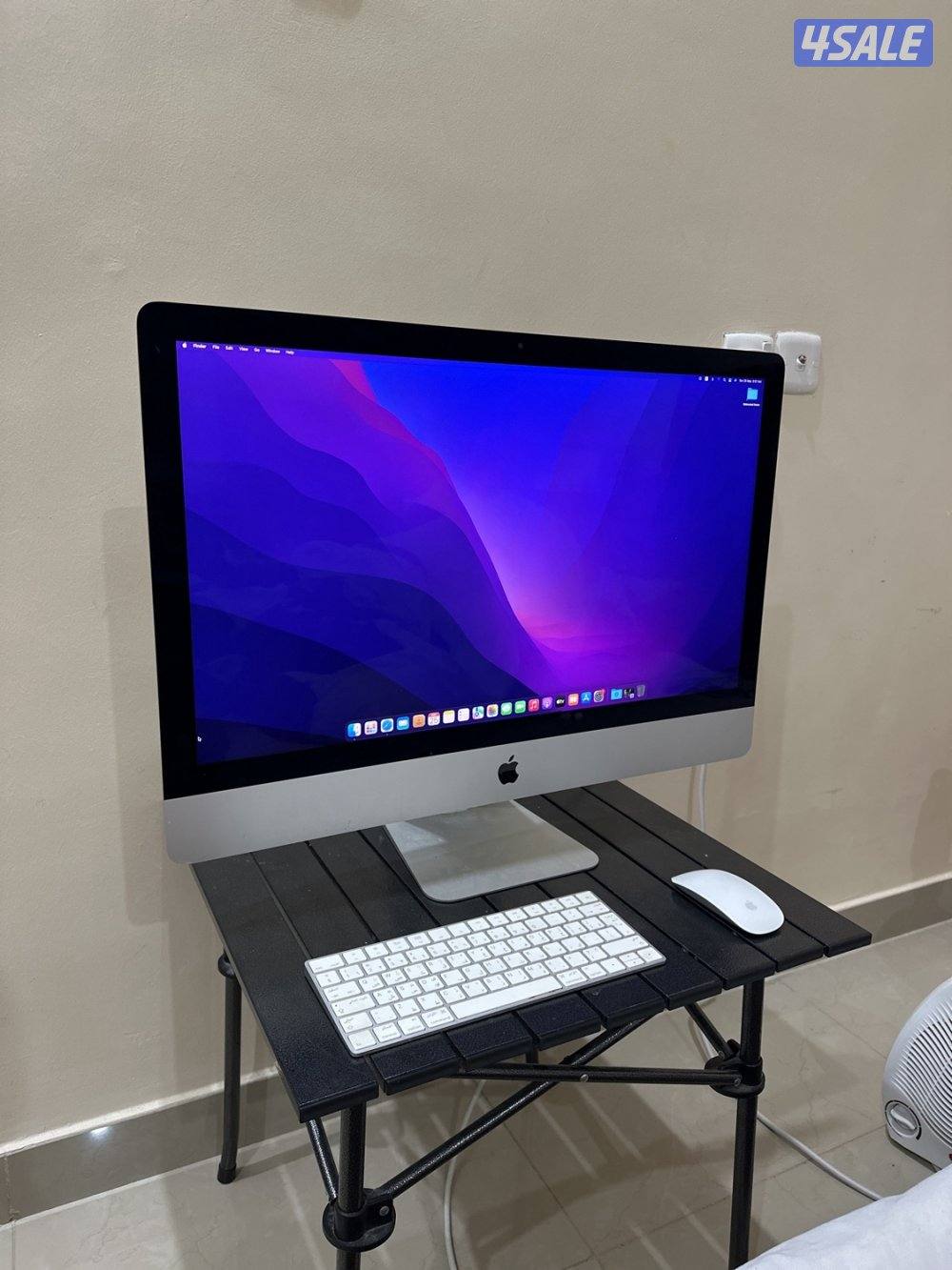 iMac 27 Retina مع ماوس و كيبورد نظيف جداً1