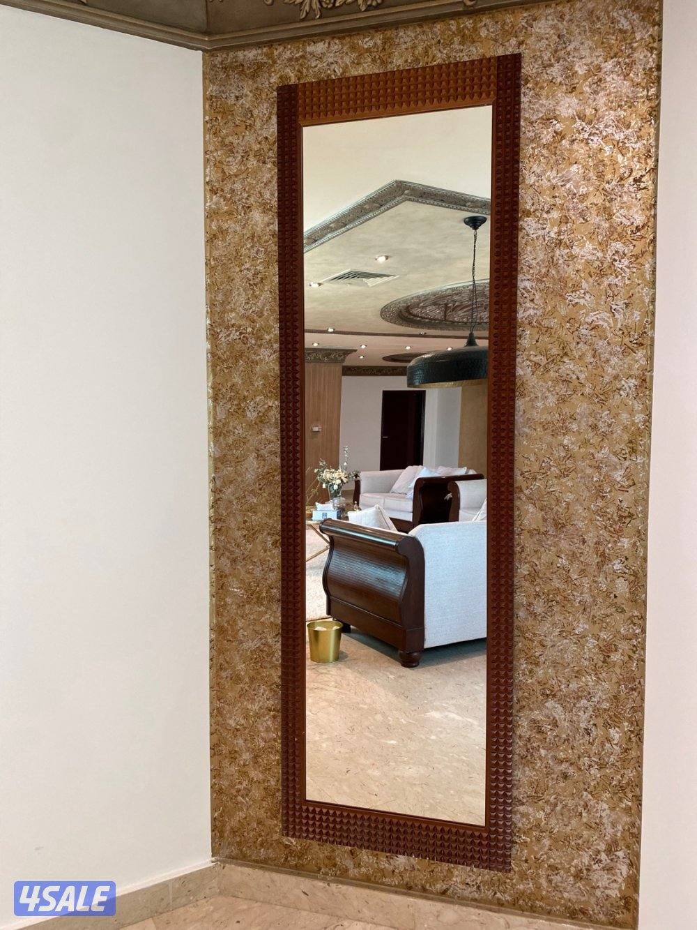 للبيع مرايات خشب هندي فاخر صناعة سلطنة عمان4