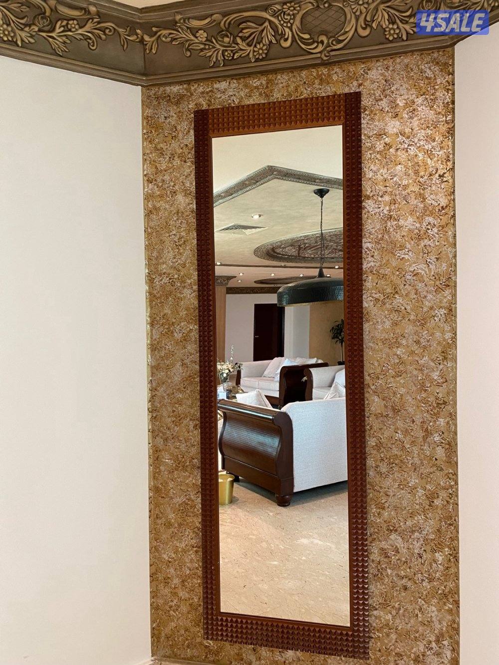 للبيع مرايات خشب هندي فاخر صناعة سلطنة عمان5