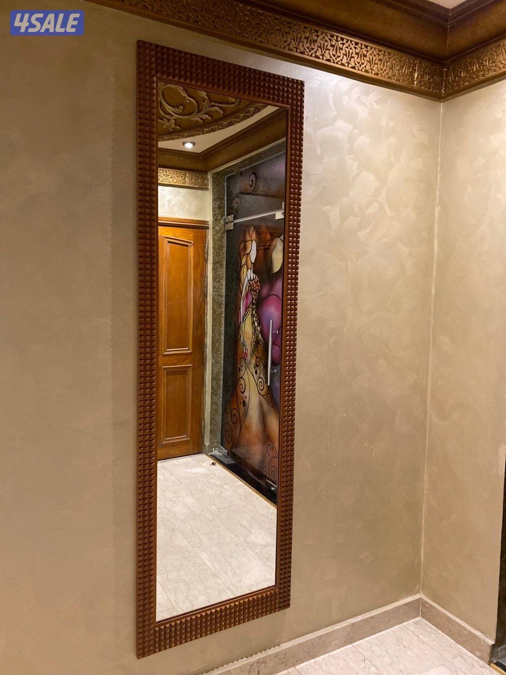 للبيع مرايات خشب هندي فاخر صناعة سلطنة عمان8