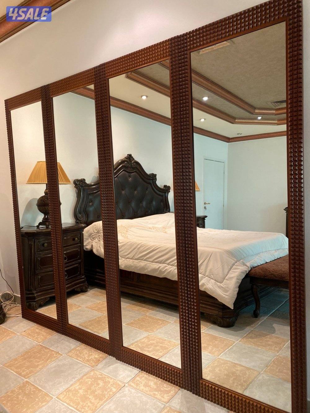 للبيع مرايات خشب هندي فاخر صناعة سلطنة عمان12