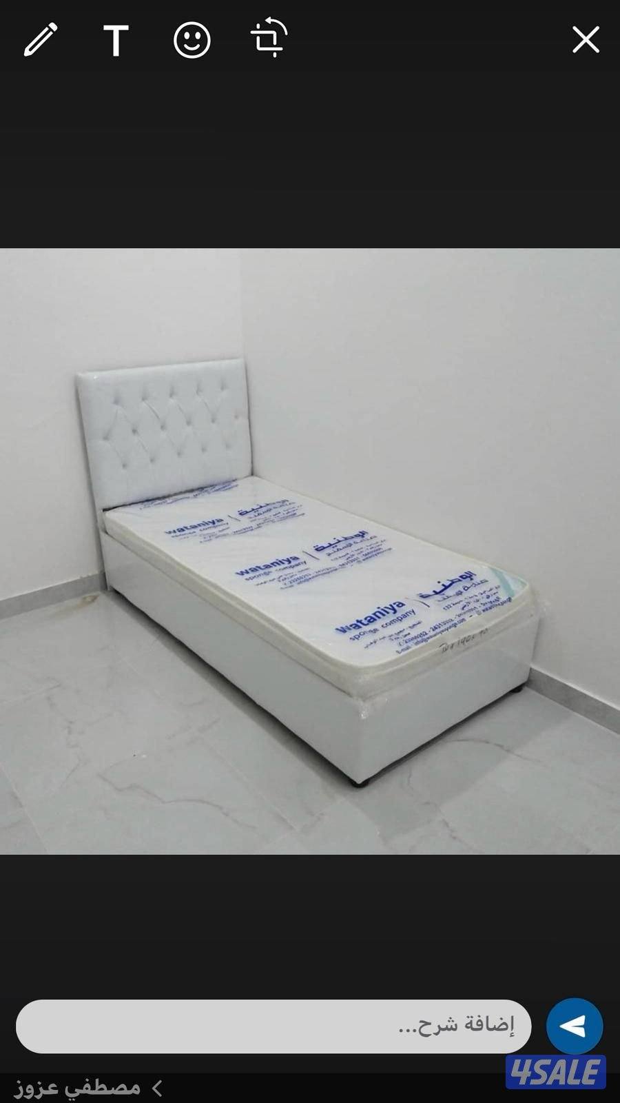 عالم السراير والفرشات الطبي باقل الأسعار جميع المقاسات متوفره باقل4