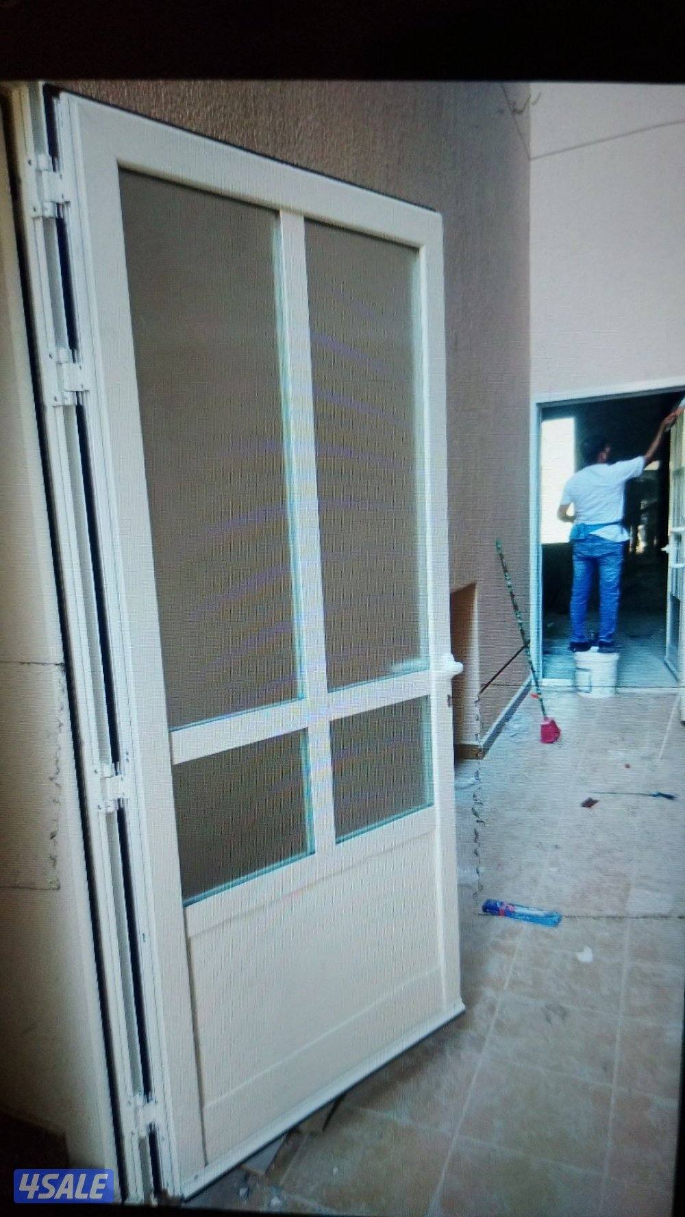 شغل المنيوم باب دريشة شتر سكريت جام شغل تصليح تفصال جديد وحماية4