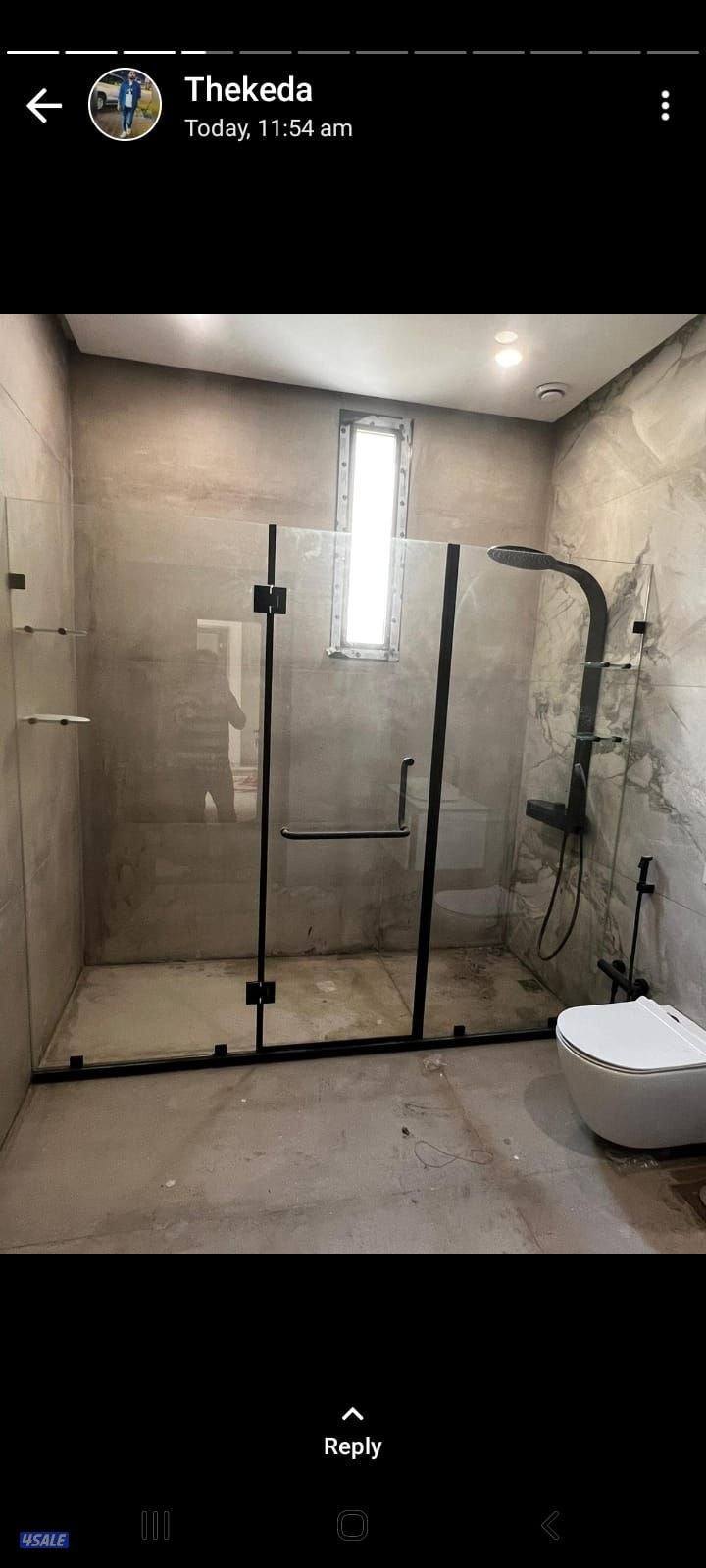 شغل المنيوم باب دريشة شتر سكريت جام شغل تصليح تفصال جديد وحماية7