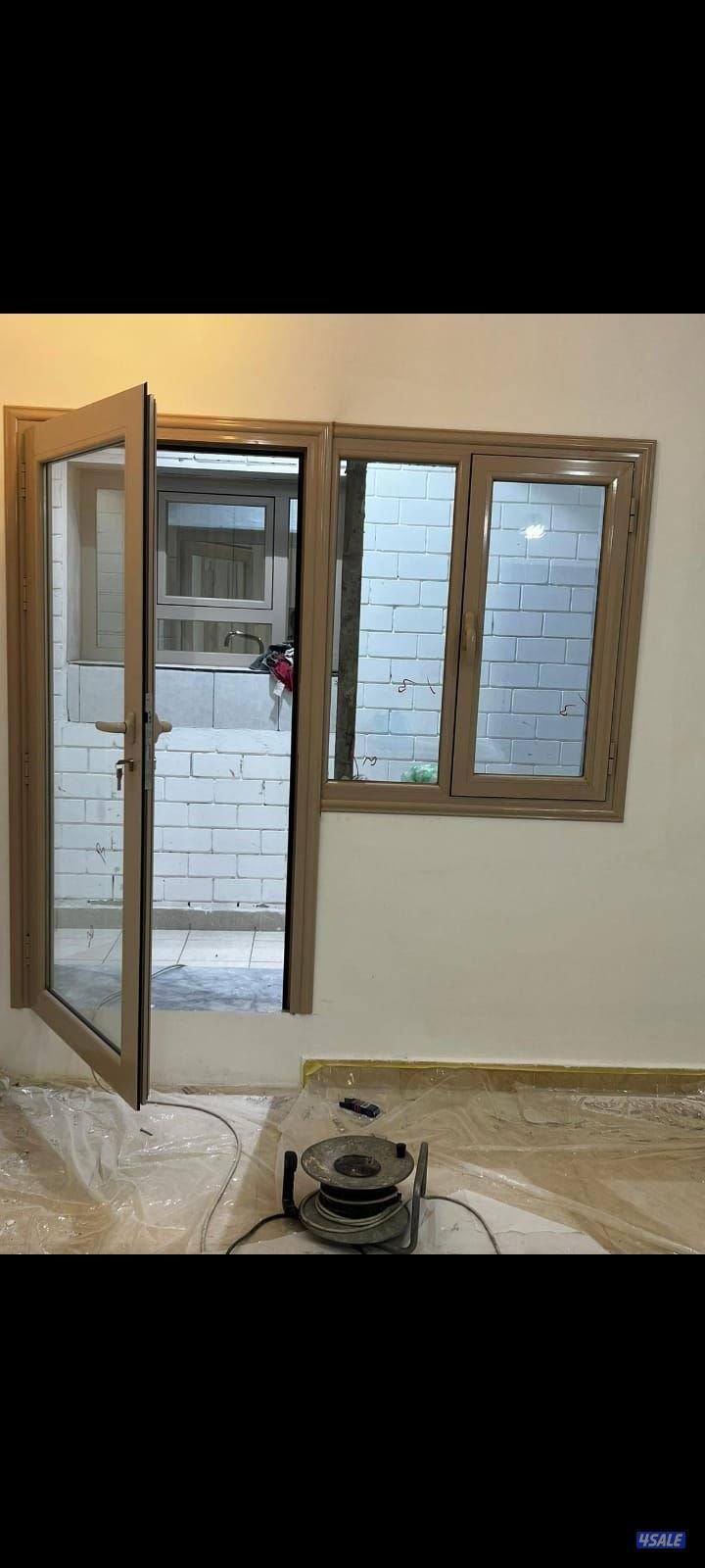 شغل المنيوم باب دريشة شتر سكريت جام شغل تصليح تفصال جديد وحماية8