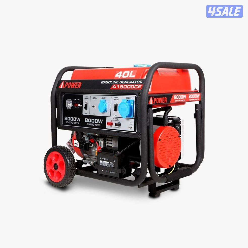 مولد كهرباء يعمل بالبنزين بقوة 9000 واط للاستخدام في مواقع التخييم0
