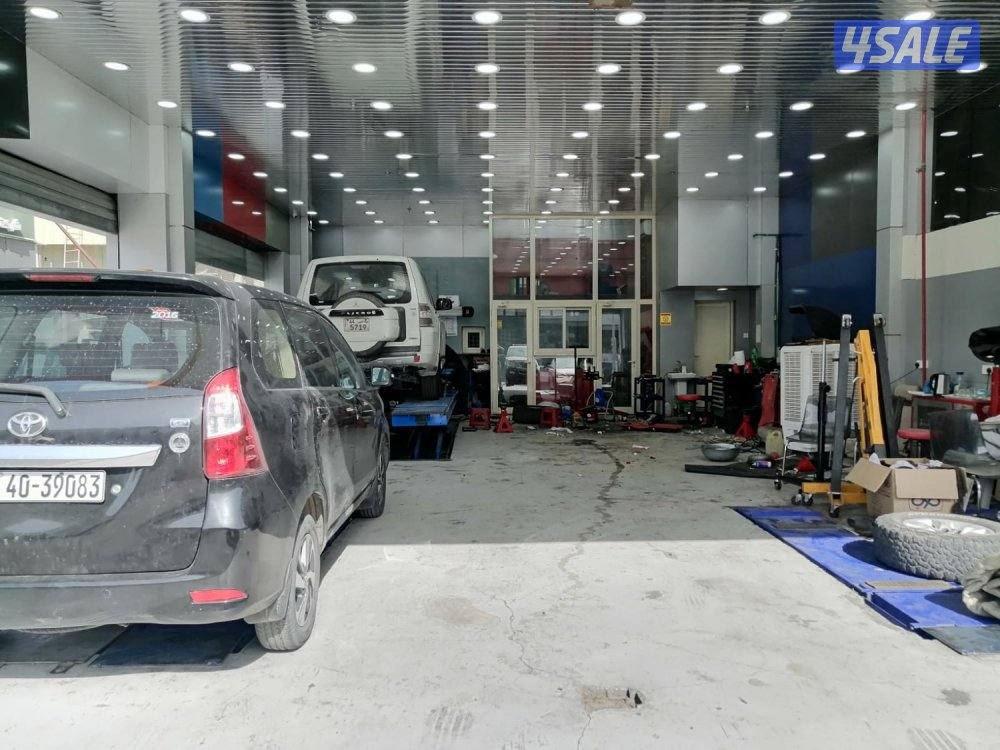 مركز صيانة سيارات ومحل قطع غيار للإيجار في قلب منطقة الجهراء الصناعية5