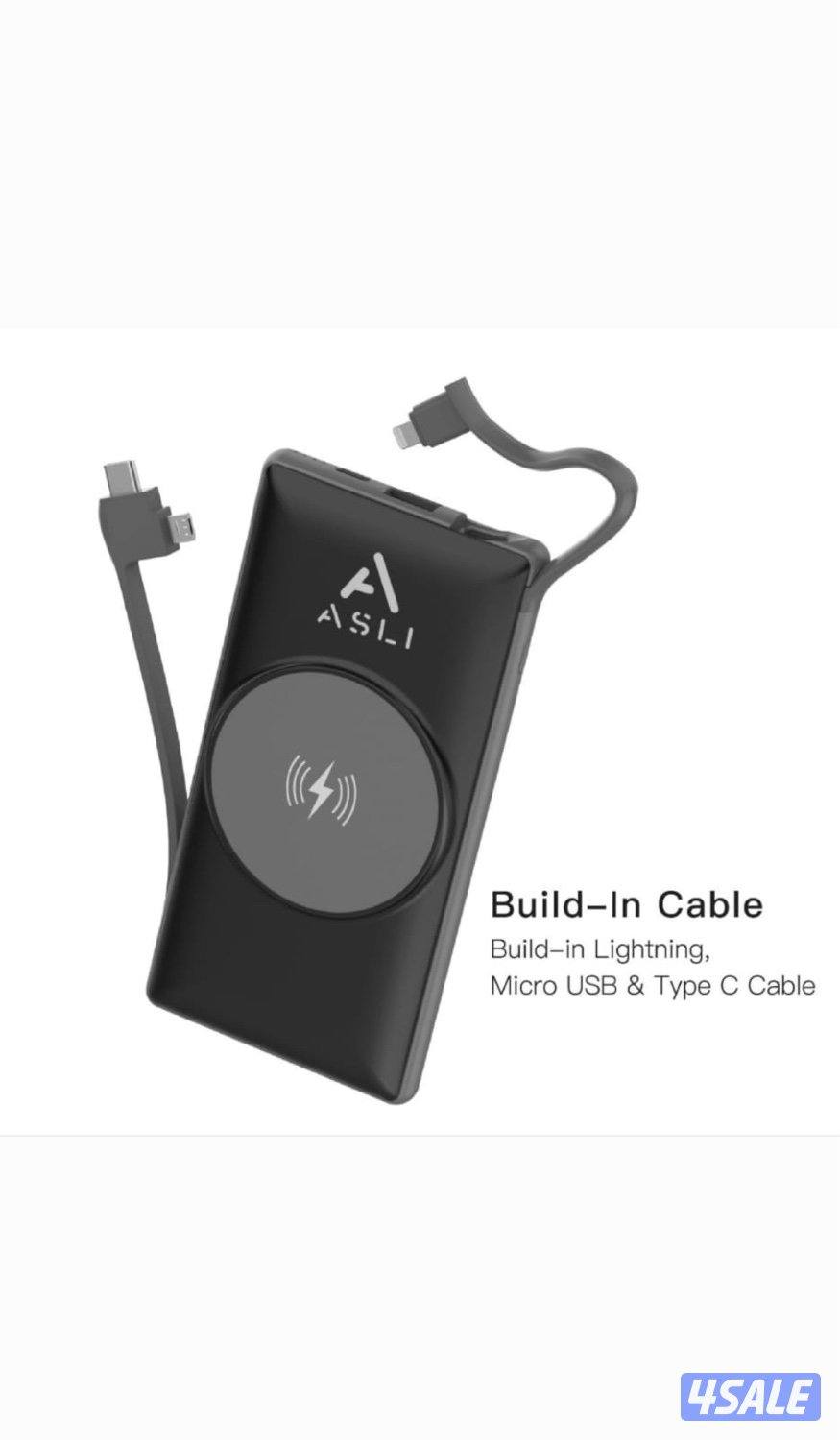 محطة الطاقة المحمولة من أسلي جلوبال 10000 مللي أمبير تدعم شحن لاسلكي2