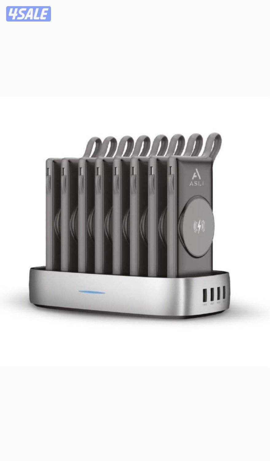 محطة الطاقة المحمولة من أسلي جلوبال 10000 مللي أمبير تدعم شحن لاسلكي5