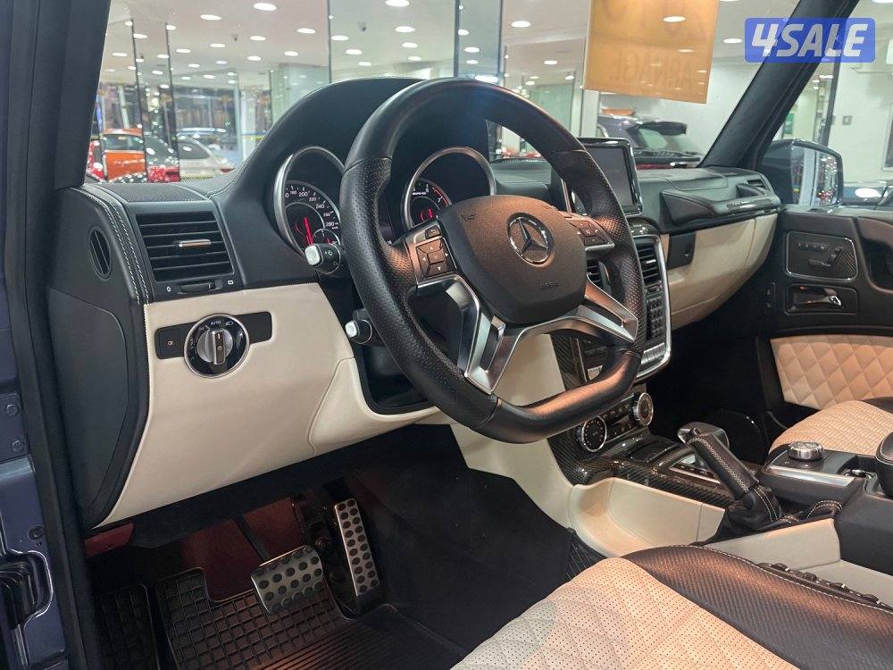 مرسيدس G63 وكالة موديل ٢٠١٦ عداد ٥٥ الف كيلو شرط الفحص3