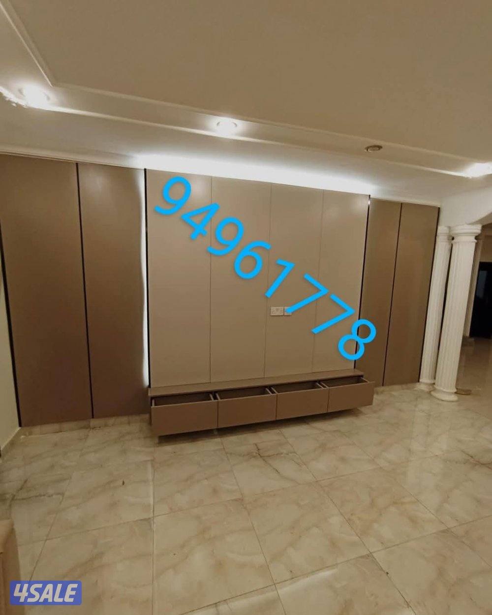 نجار ابواب وأبواب عاذل الصوت وطوف جبس بورد وديكورات7