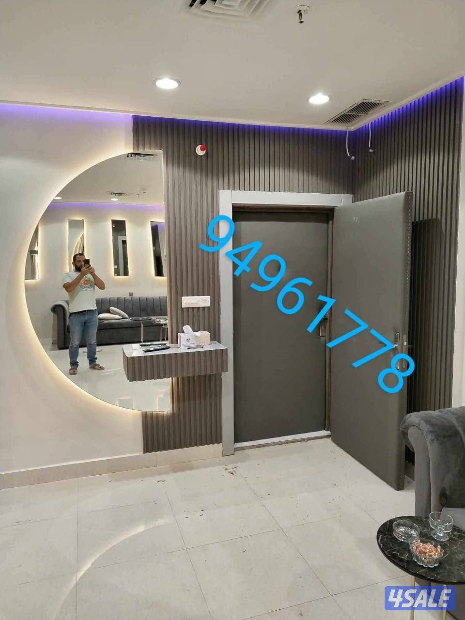 نجار ابواب وأبواب عاذل الصوت وطوف جبس بورد وديكورات12