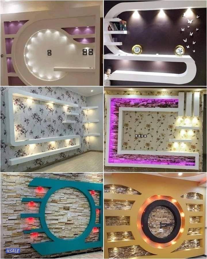 جميع أعمال الديكورات الجبس برد والأسمنت برد و٦٠×٦٠ وبديل الخشب والسبور14