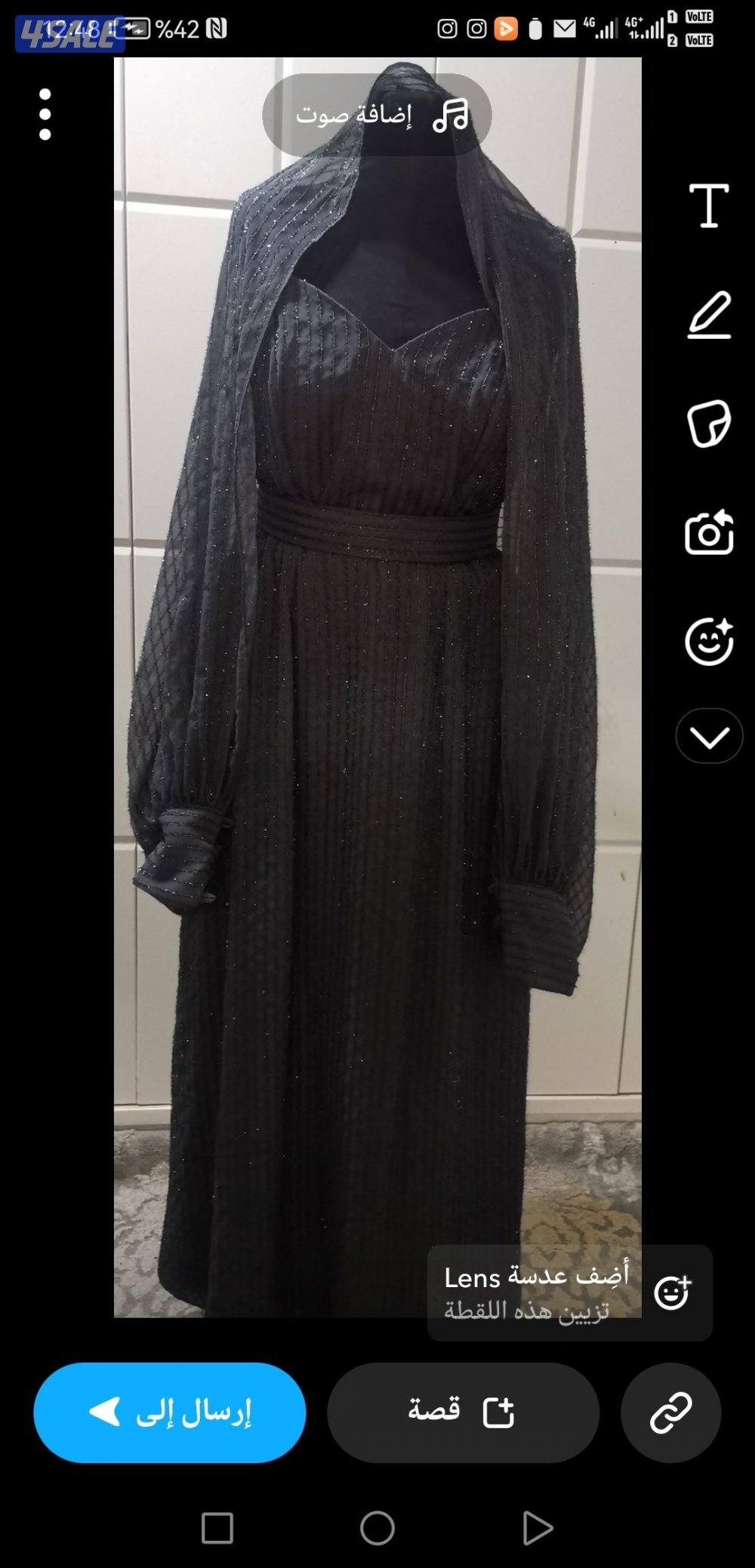 للبيع فساتين من مصممات لبسه وحده يصلحون حق العيد او استقبال0