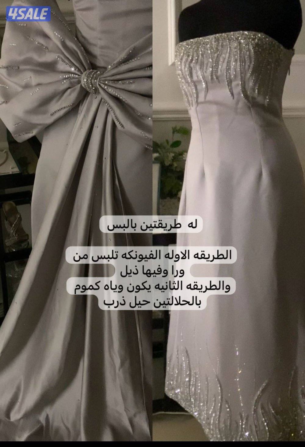 للبيع فساتين من مصممات لبسه وحده يصلحون حق العيد او استقبال6