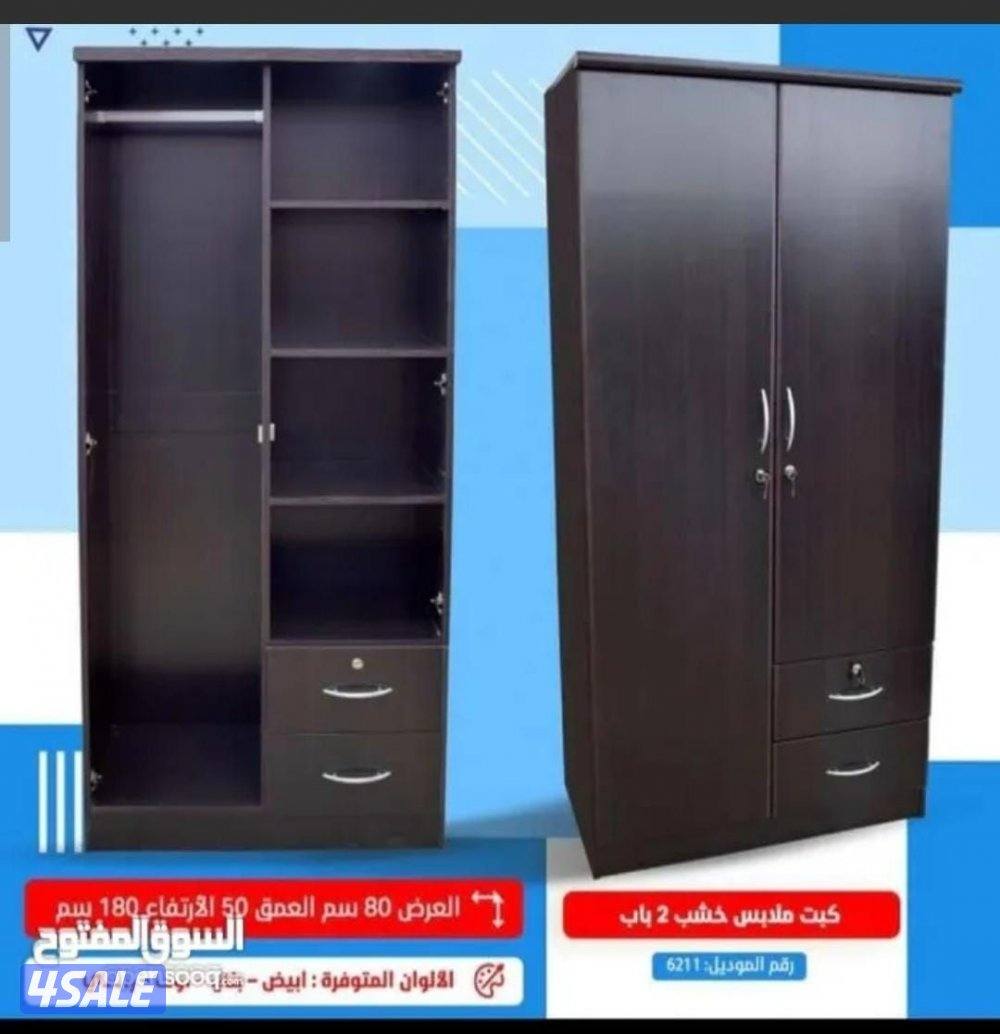 كبتات ٢ باب ارفف وباب علاق جديد للعمالة المنزلية بفرشات طبيه0