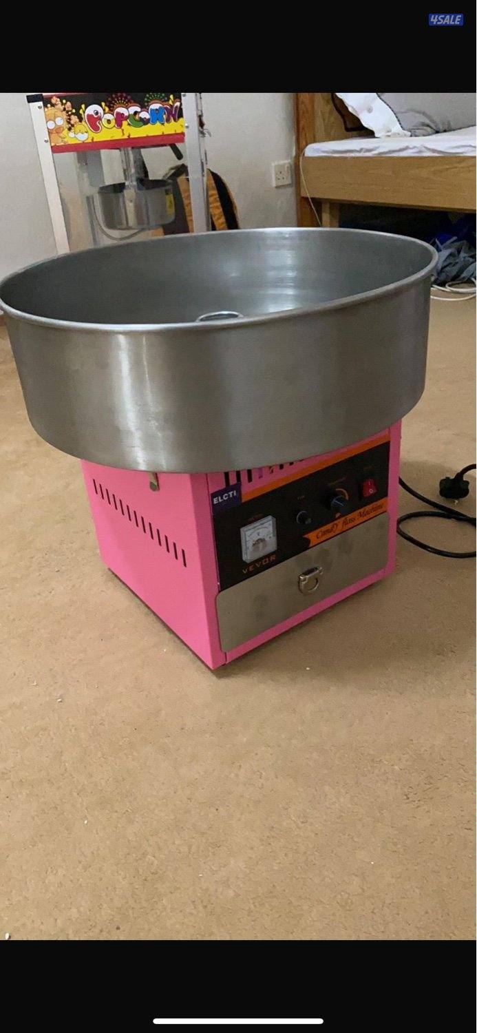 للبيع عدد ٣ اجهزه مكينة برد ، مكينة بوبكورن ، مكينة غزل بنات1