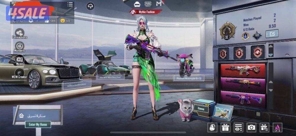 حساب ببجي للبيع lvl 82 فيه 119 مثيك0