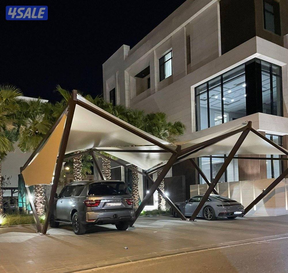 تركيب مظلات سيارات تصميم وتنفيذ و دربزين ابواب ليزر1