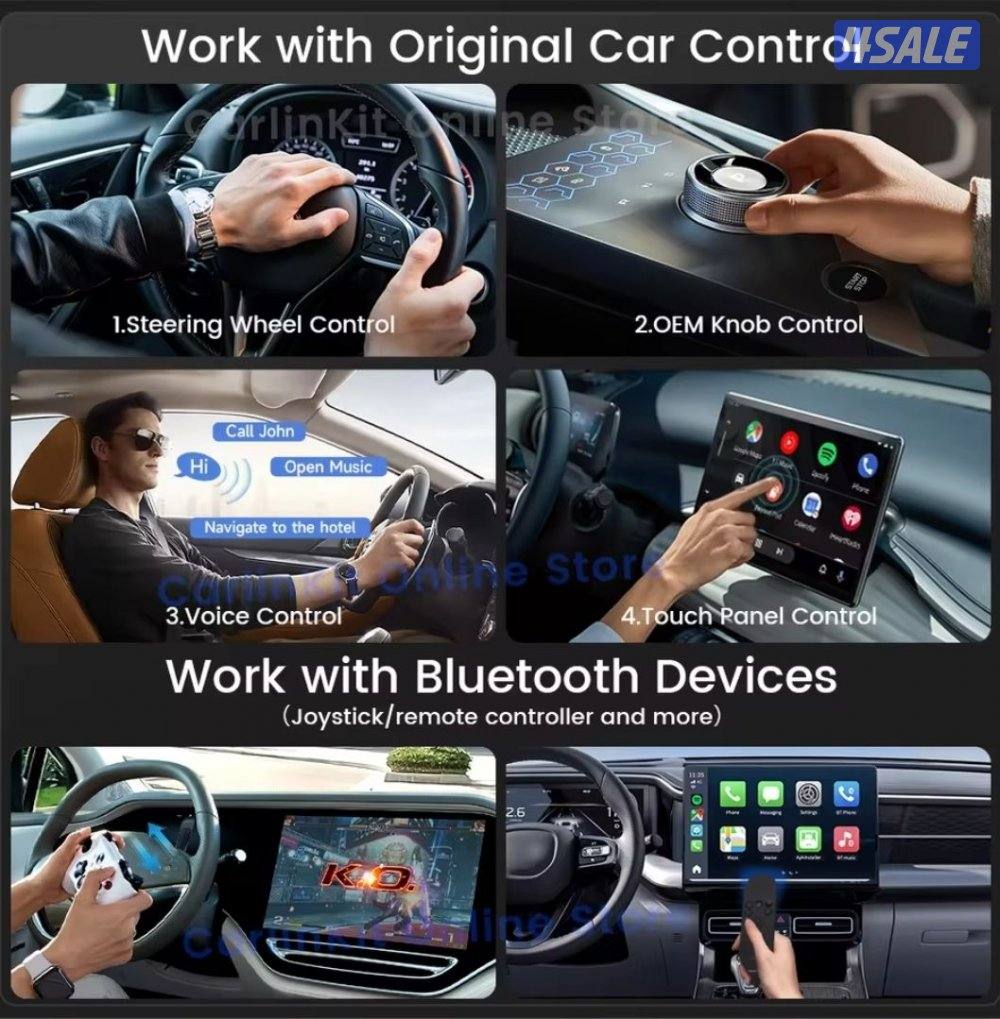 جهاز تشتغيل اليوتيوب والبرامج على شاشة CarPlay3